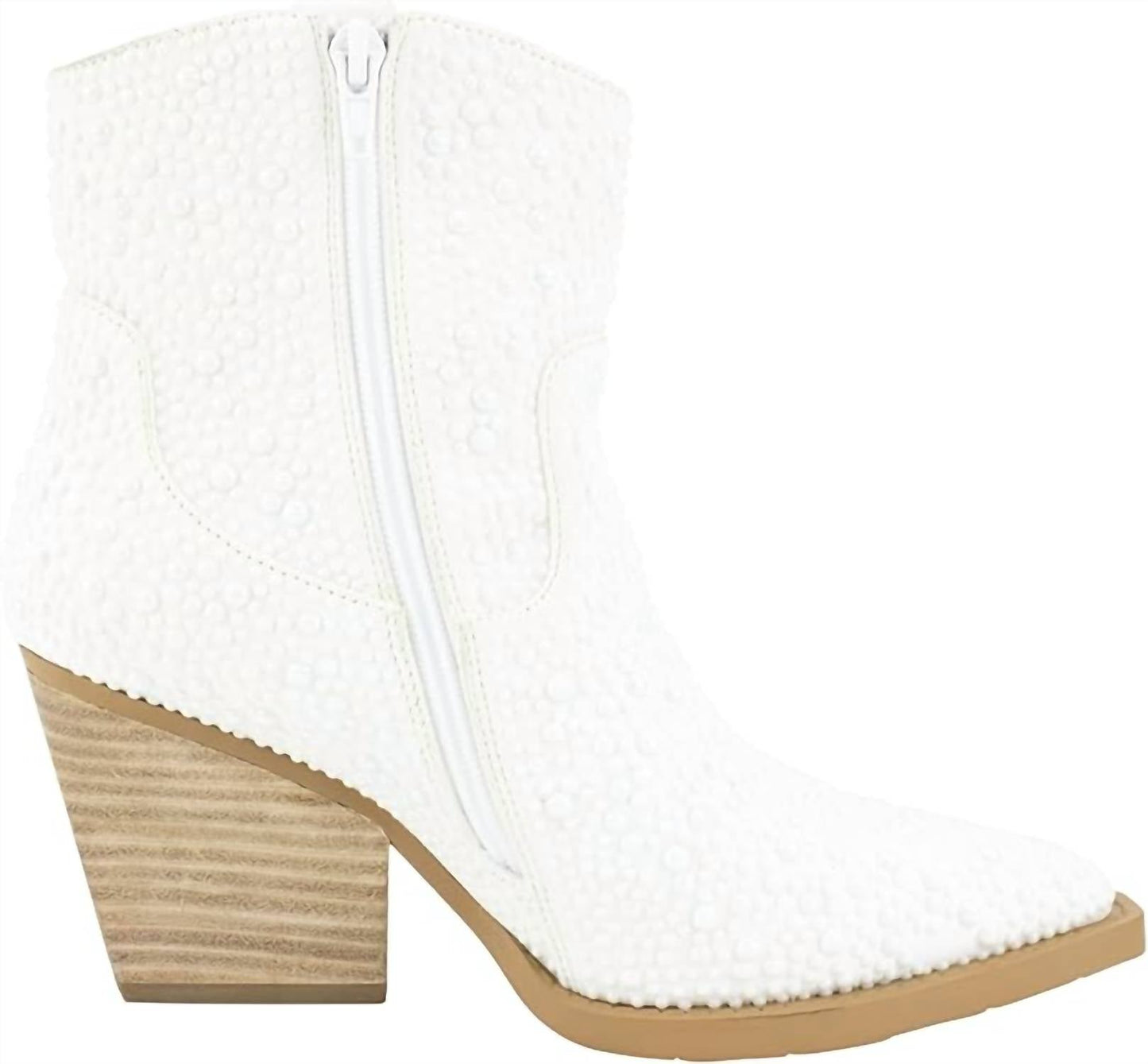 Very G - Kady Pearl Rhinestone Booties