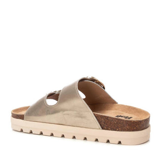 Xti - Sandálias femininas com fivela dupla