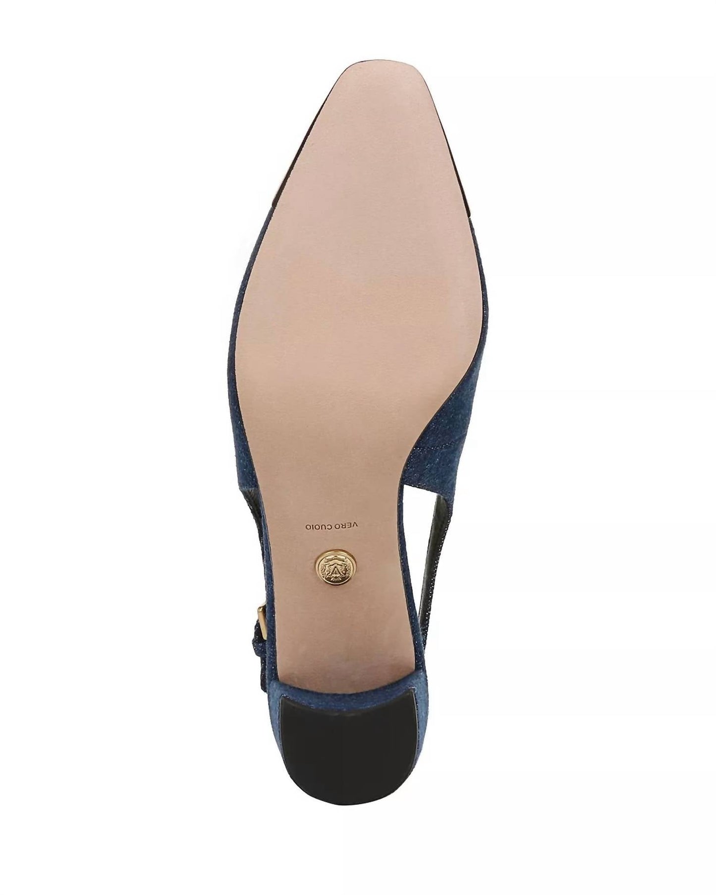 Veronica Beard - Women's Cecile Denim Cap-toe Slingback Pump