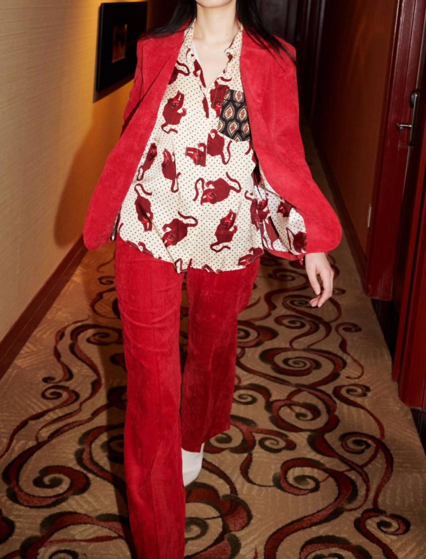 B-Yu - Velvet Cord Pants
