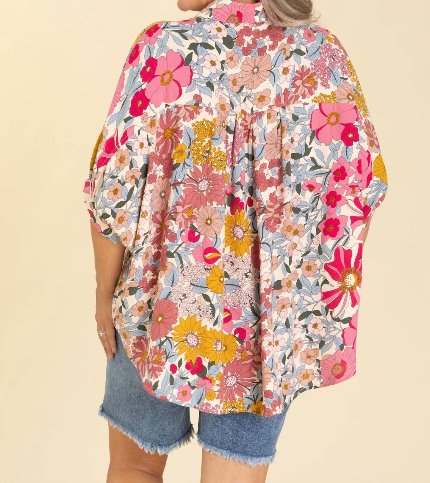 Bibi - Kelly Floral Button Down Shirt