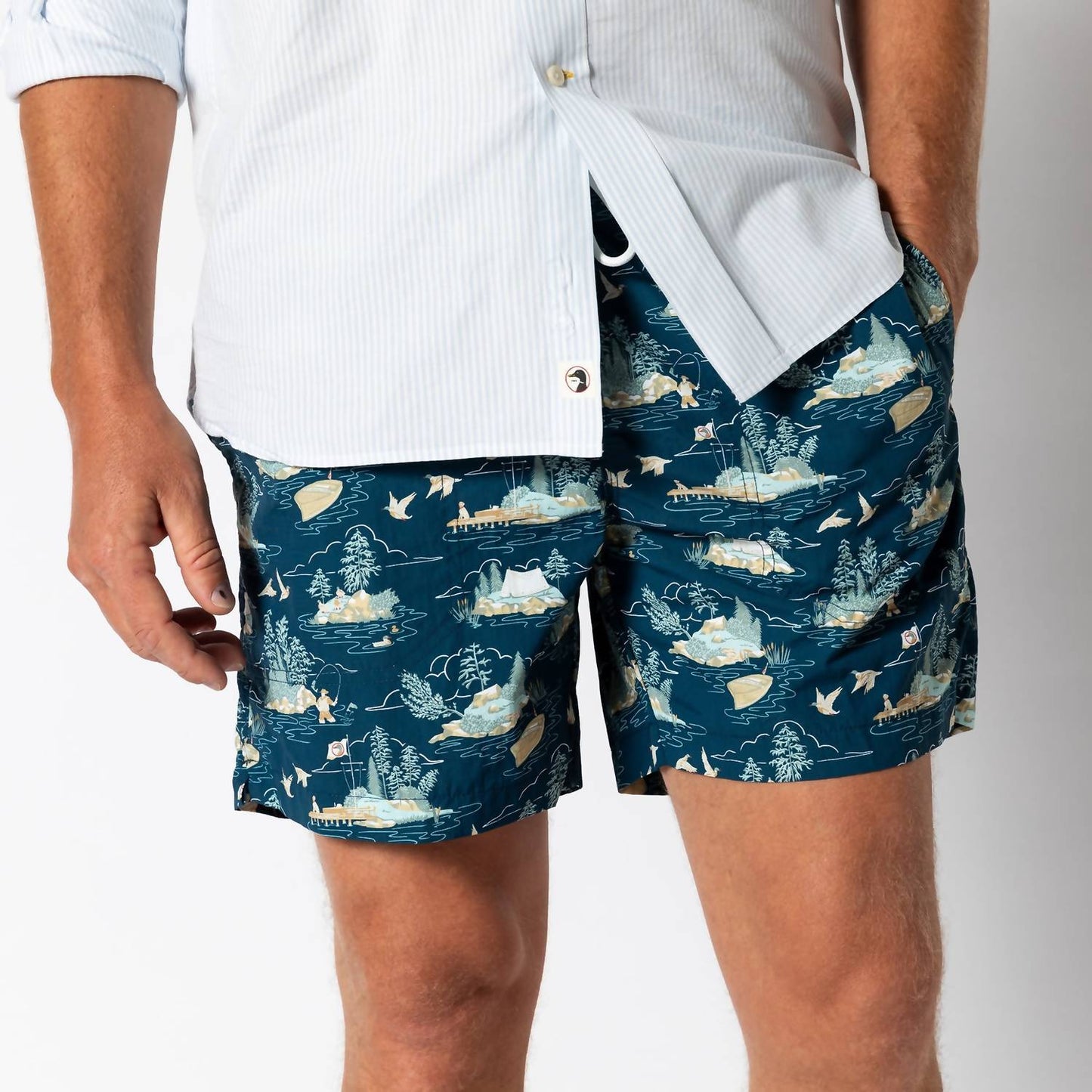 Duck Head - Print Sailport Swim Short