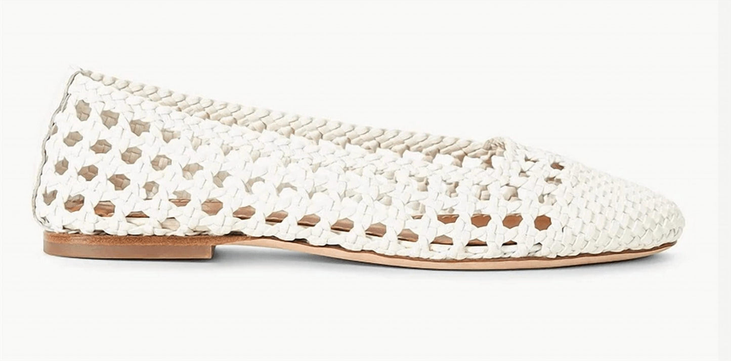 Staud - Women's Nell Crochet Ballerina Shoes