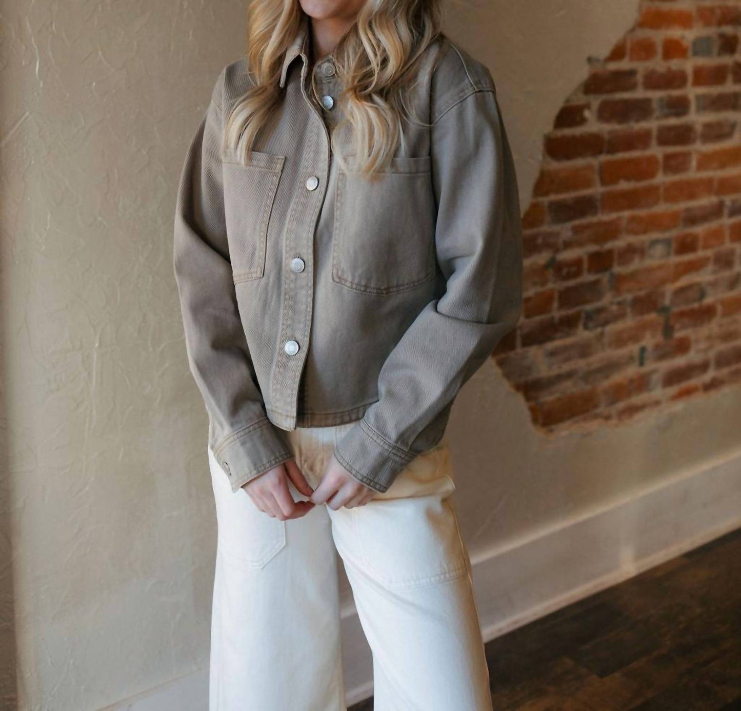 Z Supply - All Day Cropped Washed Jacket