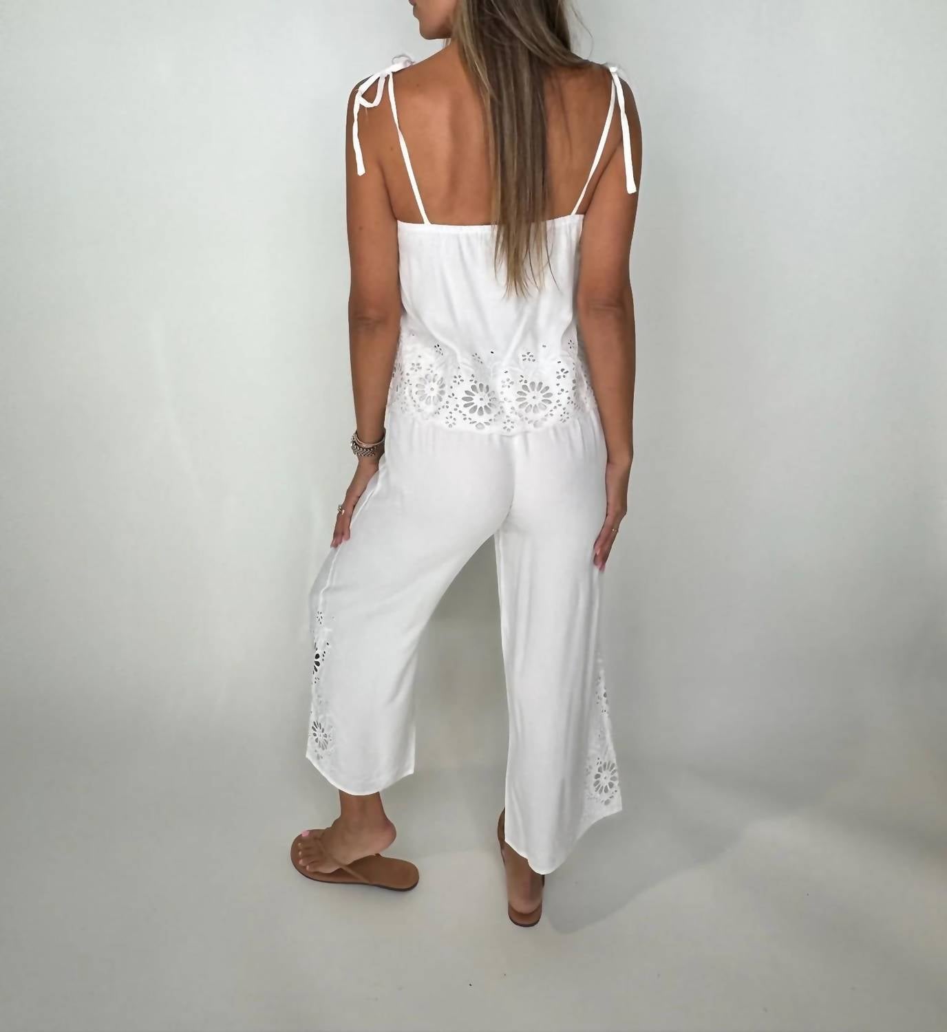 Bobi - Eyelet Pant