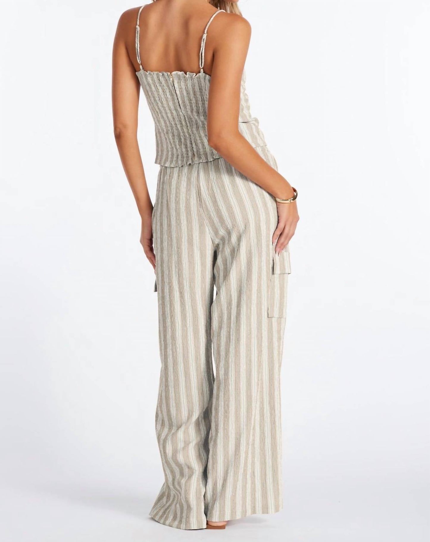 Bishop + Young - Coastal Stripe Cargo Pant