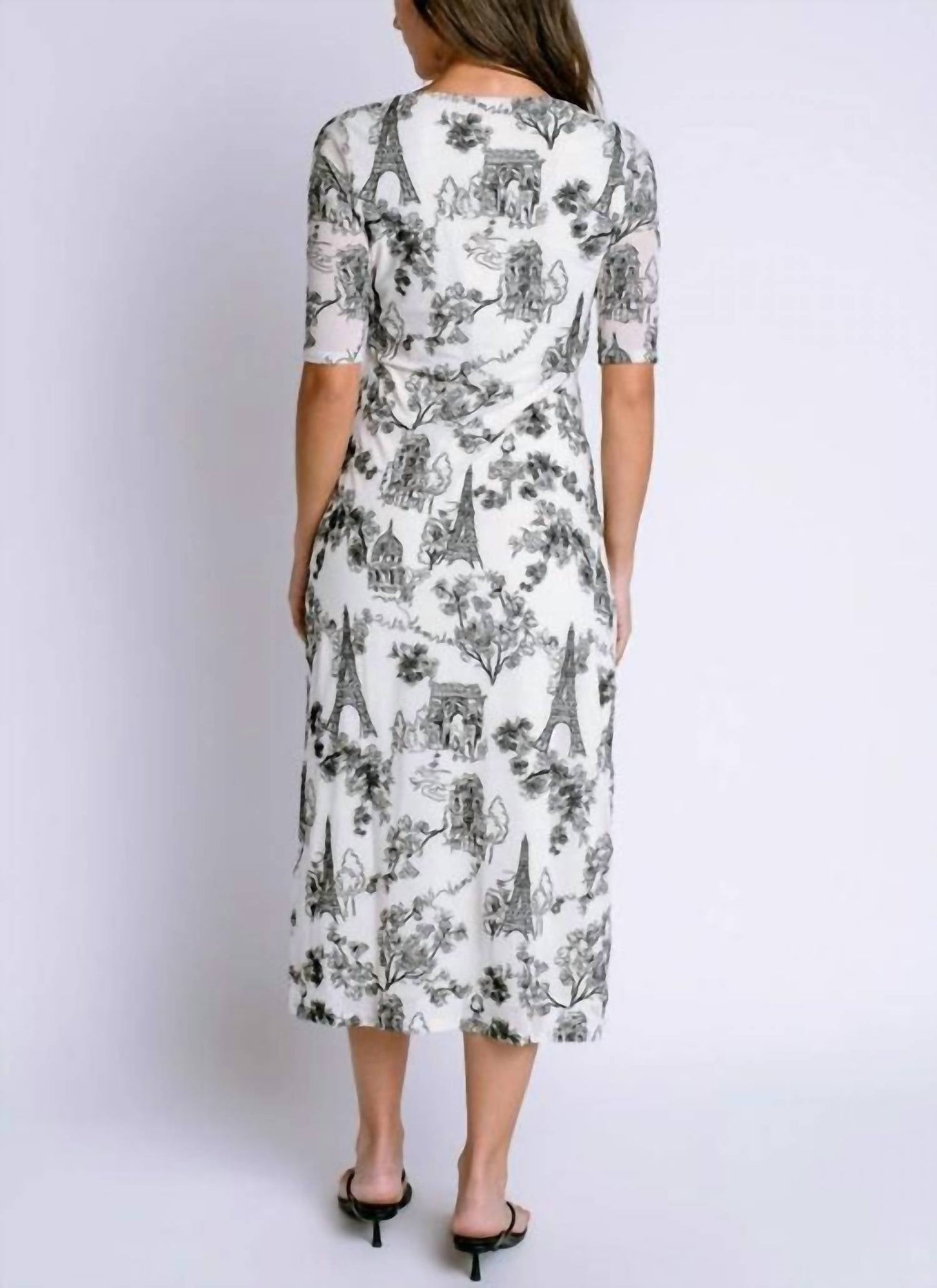 Johnny Was - MAYA MESH MIDI DRESS LOUISE