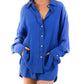 Walker & Wade - Cruise Linen Long Sleeve Top