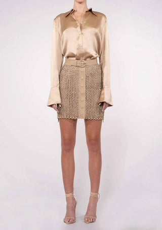 Nonchalant Label - Cassia Button Down Top