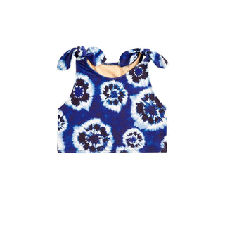 J.Crew - TOP DE BIQUÍNI COM OMBRO AMARRADO PARA MENINAS