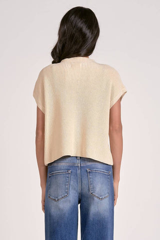 Elan - Cap Sleeve Crewneck Sweater