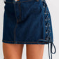 Le Lis - Mini Skirt With Bow Tie Detail