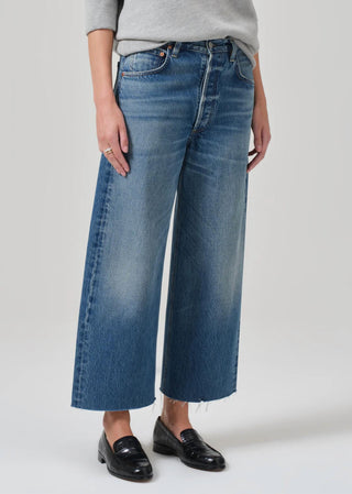 Cidadãos da Humanidade - Calça Jeans Crop Ayla Raw Hem