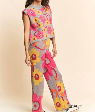 Davi & Dani - Printed Floral Pants