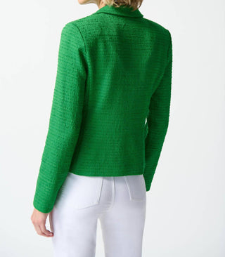 Joseph Ribkoff - Blazer Bouclé em Verde Ilha