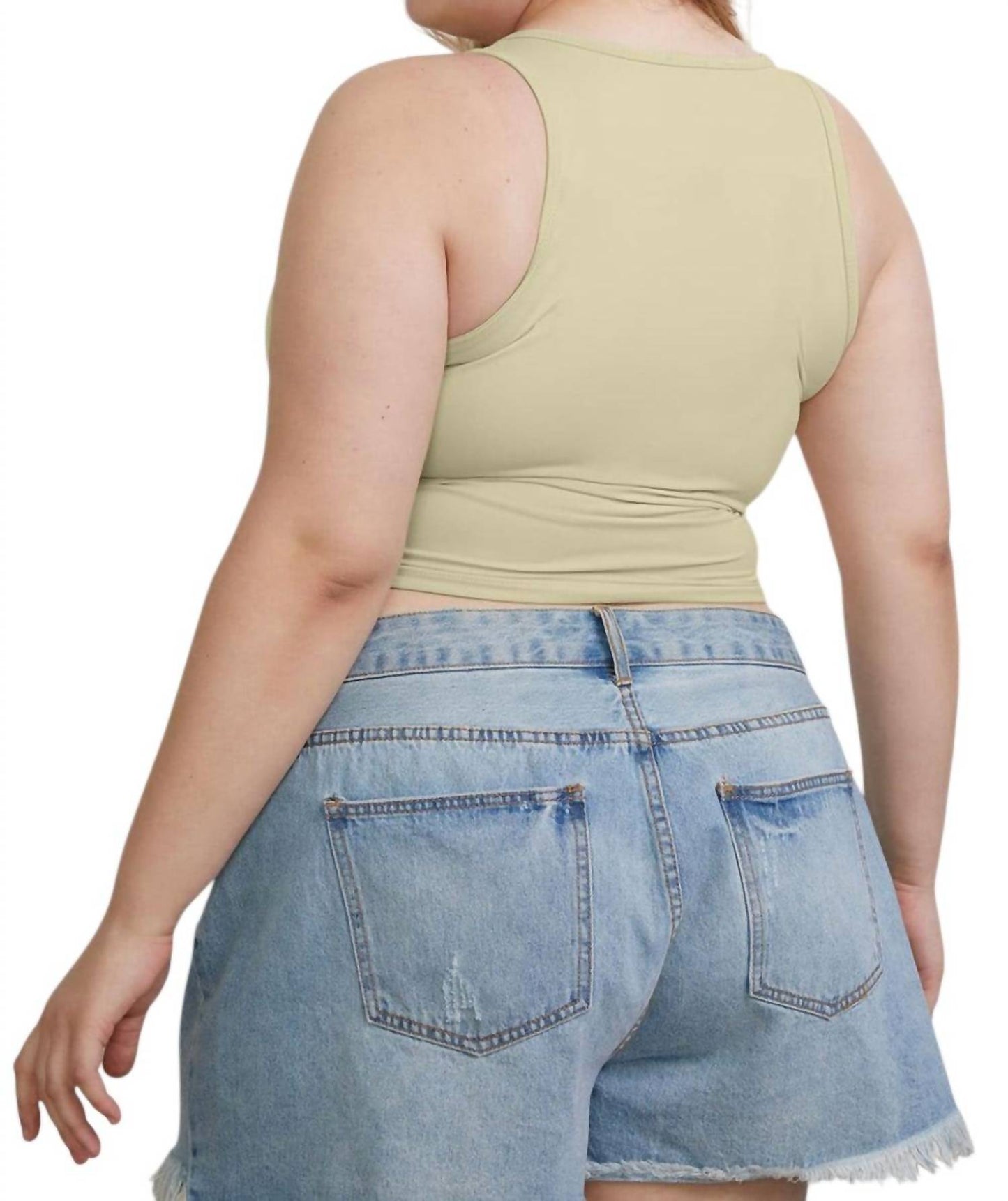 Basic Bae - Full Size Round Neck Slim Tank Top