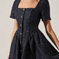 Astr - Janel Square Neck Mini Dress
