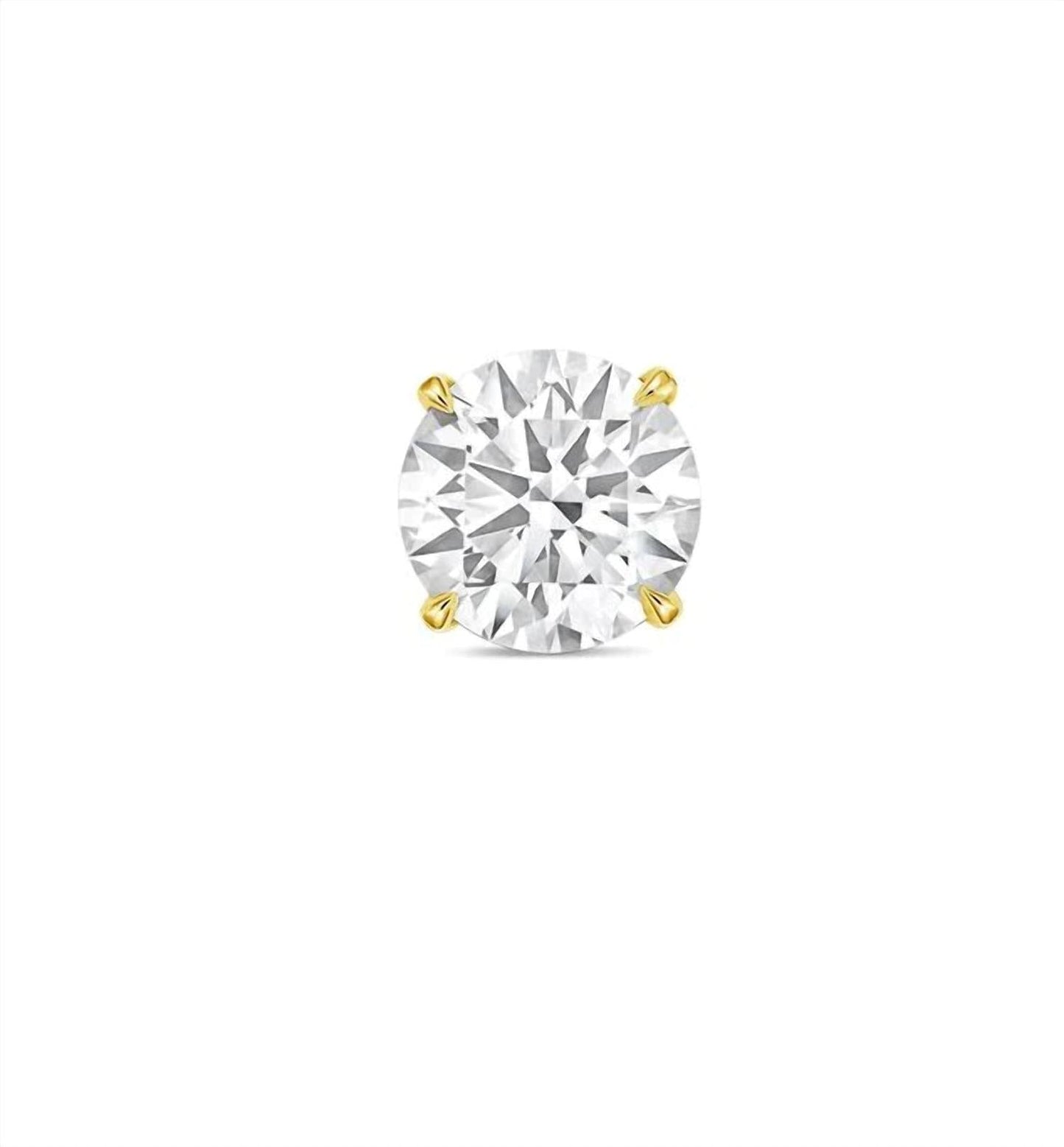 Diana M Jewels - 7.00 Cts Round Lab Grown Stud Earrings