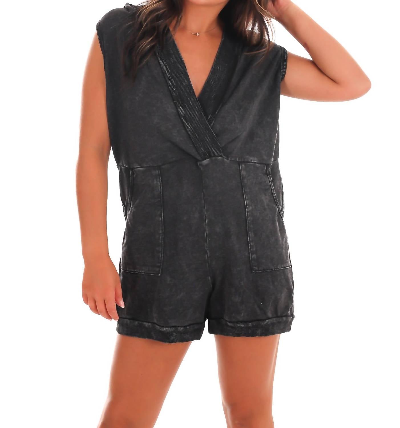 Ces Femme - Relaxed Style Hoodie Romper