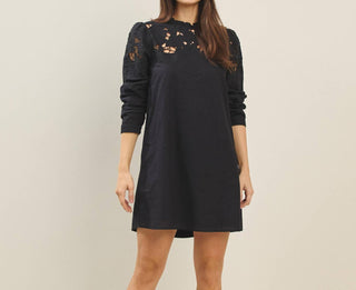Able - Cutwork Embroidered Mini Dress