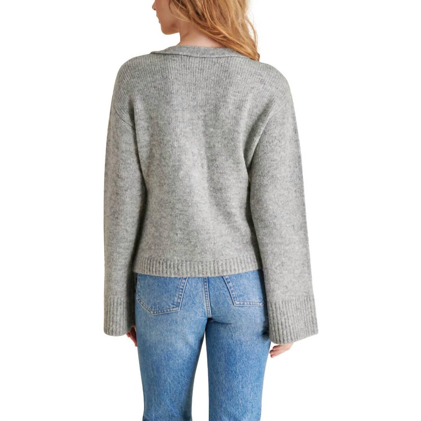 Steve Madden - Odelia V-Neck Button Down Cardigan