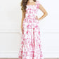8 Oak Lane - SMOCKED FLUTTER SLEEVE DRESS