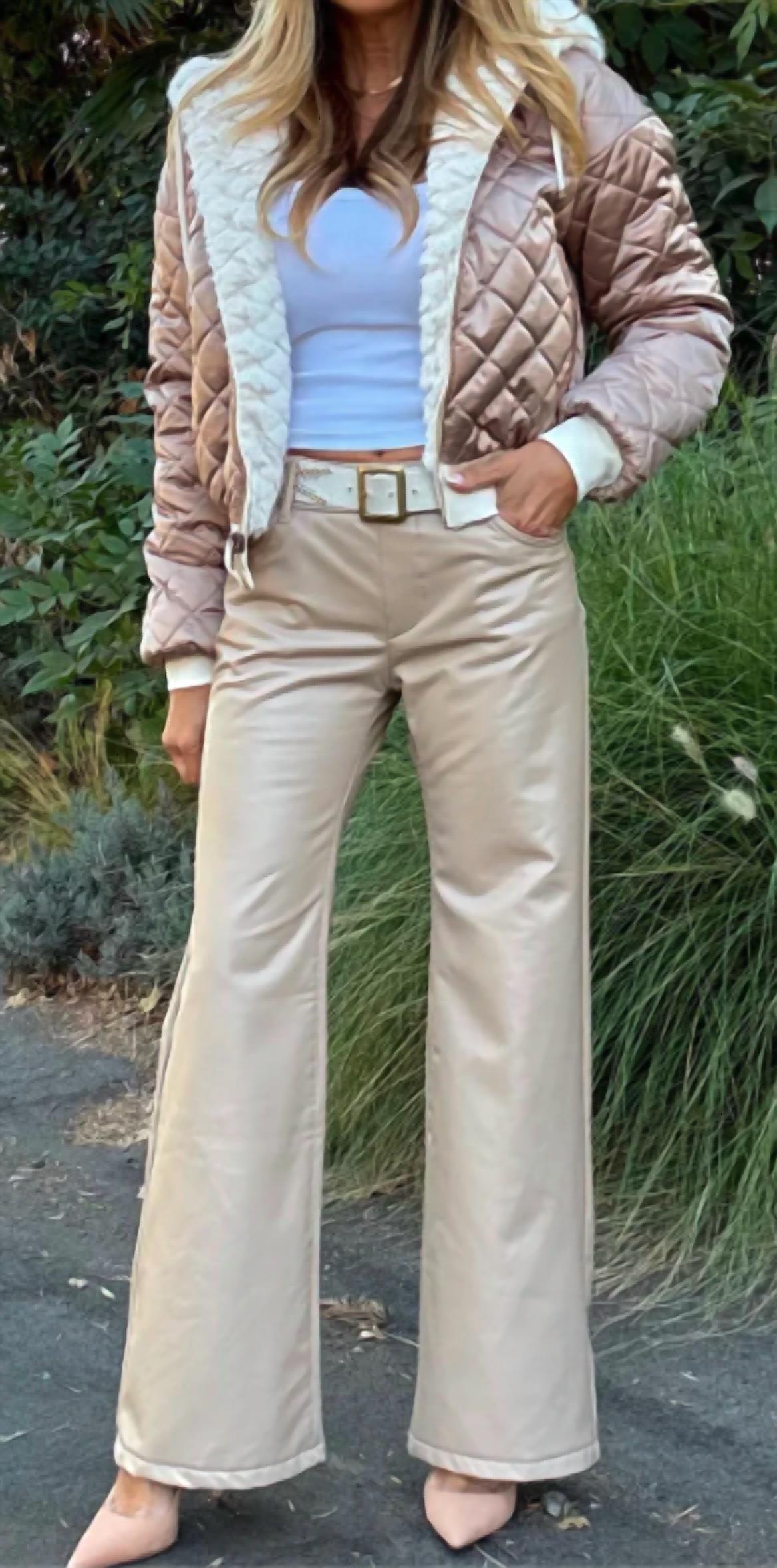 Bevy Flog - Amanda Vegan Leather Pants
