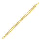 8.0 mm 14k Yellow Gold Lite Charm Bracelet