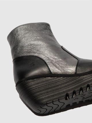Fly London - Botas femininas com zíper no tornozelo