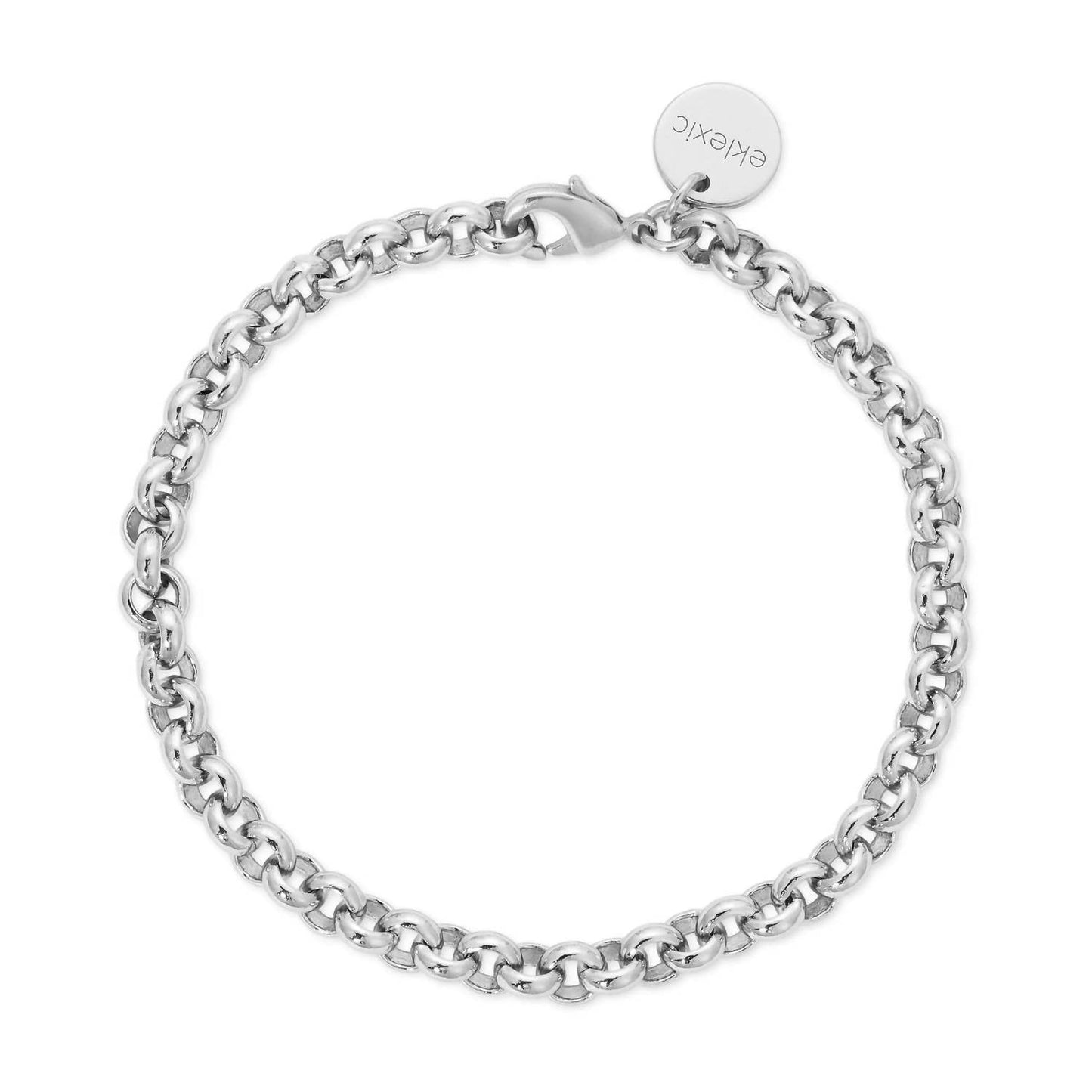 Eklexic - Women's Micro Royal Rolo Chain Bracelet