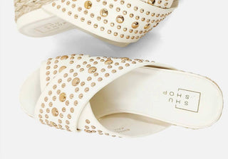 Shu Shop - Sandálias de cunha alpargata femininas