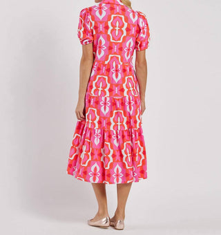 Jude Connally - Portia Puff Sleeve Midi Dress