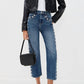 Veronica Beard - Dylan Ankle High Rise Straight Leg Jeans