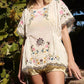 Free People - Danielle Embroidered Top
