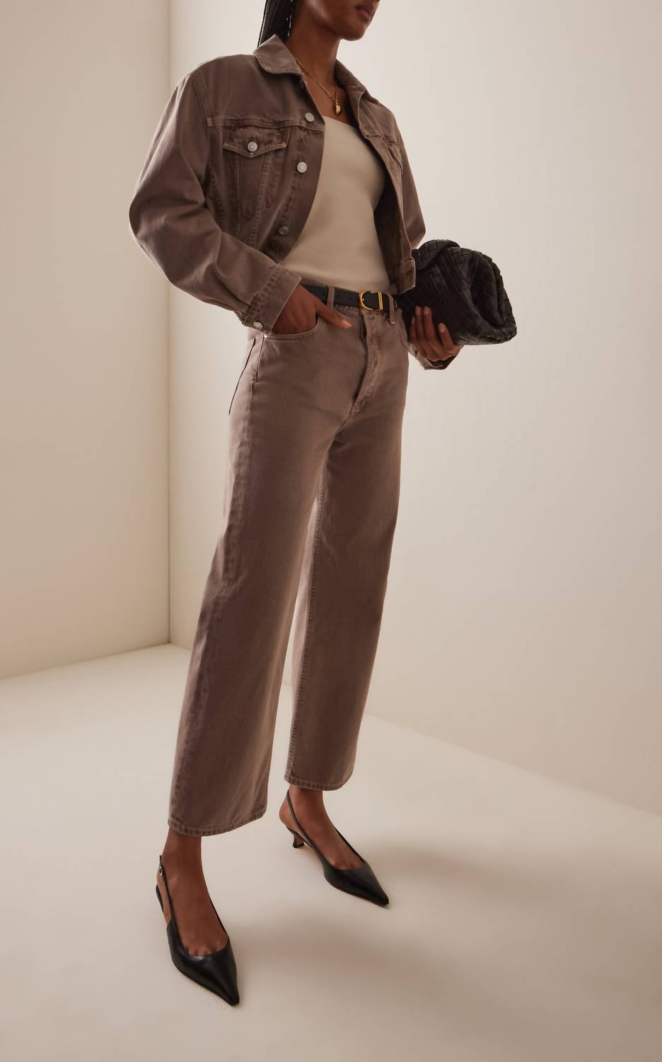 Agolde - Ren High Rise Wide Leg Jeans