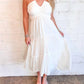 Day + Moon - Haltered Ruched Midi Dress