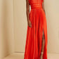 Amur - Women's Losey Ruffle Neck Gown