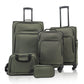 3 Piece Complete Expandable Softside Luggage Collection