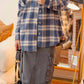 Blu Pepper - Oversized Flannel Shacket