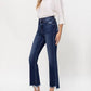 Vervet By Flying Monkey - High Rise Distressed Hem Kick Flare Jeans