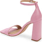 Steve Madden - Women's Tia Block Heel Vegan Leather Sandal