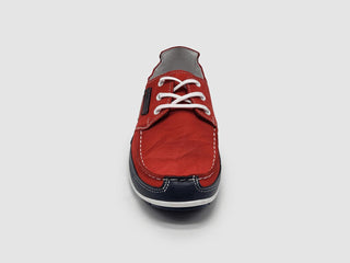 Kcr Group - Sapatos náuticos de couro para docas masculinos