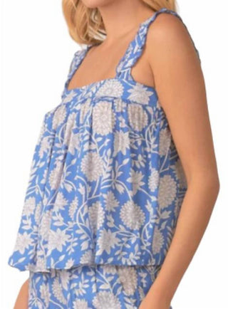 Elan - Blusa esvoaçante sem mangas