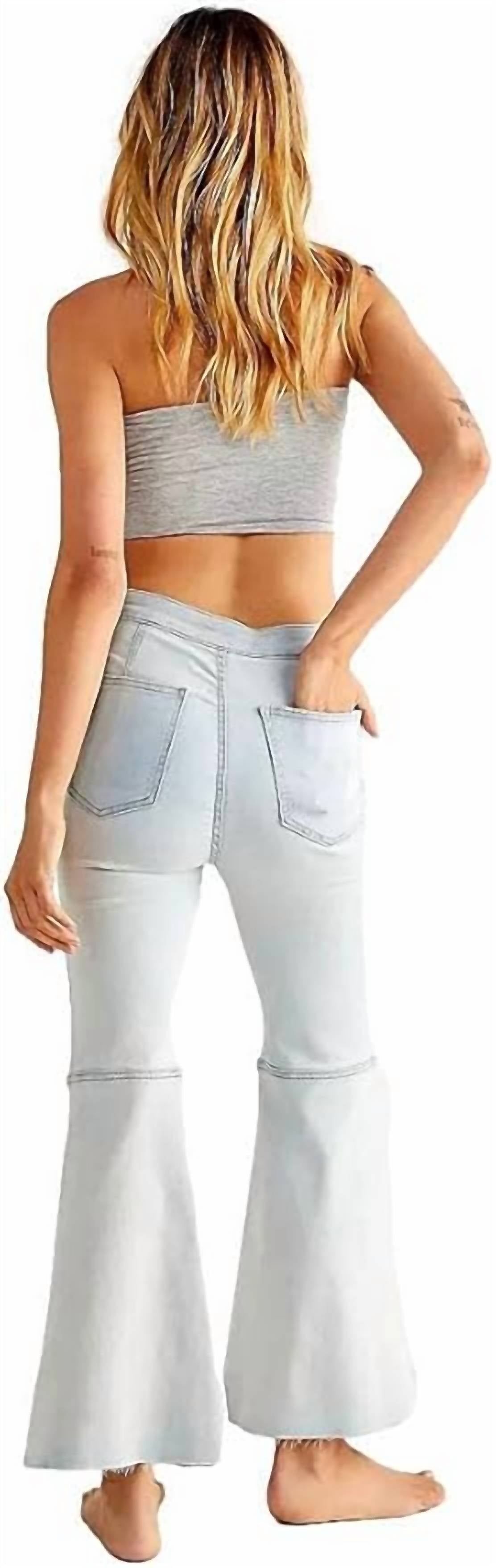 Free People - YOUTHQUAKE CROP FLARE JEAN