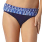 Anne Cole - Calcinha de banho feminina Tide Foldover de cintura média