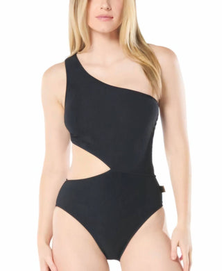 Michael Kors - One Shoulder Side-cutout Swimsuit