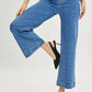 Risen - Full Size High Rise Wide Leg Jeans