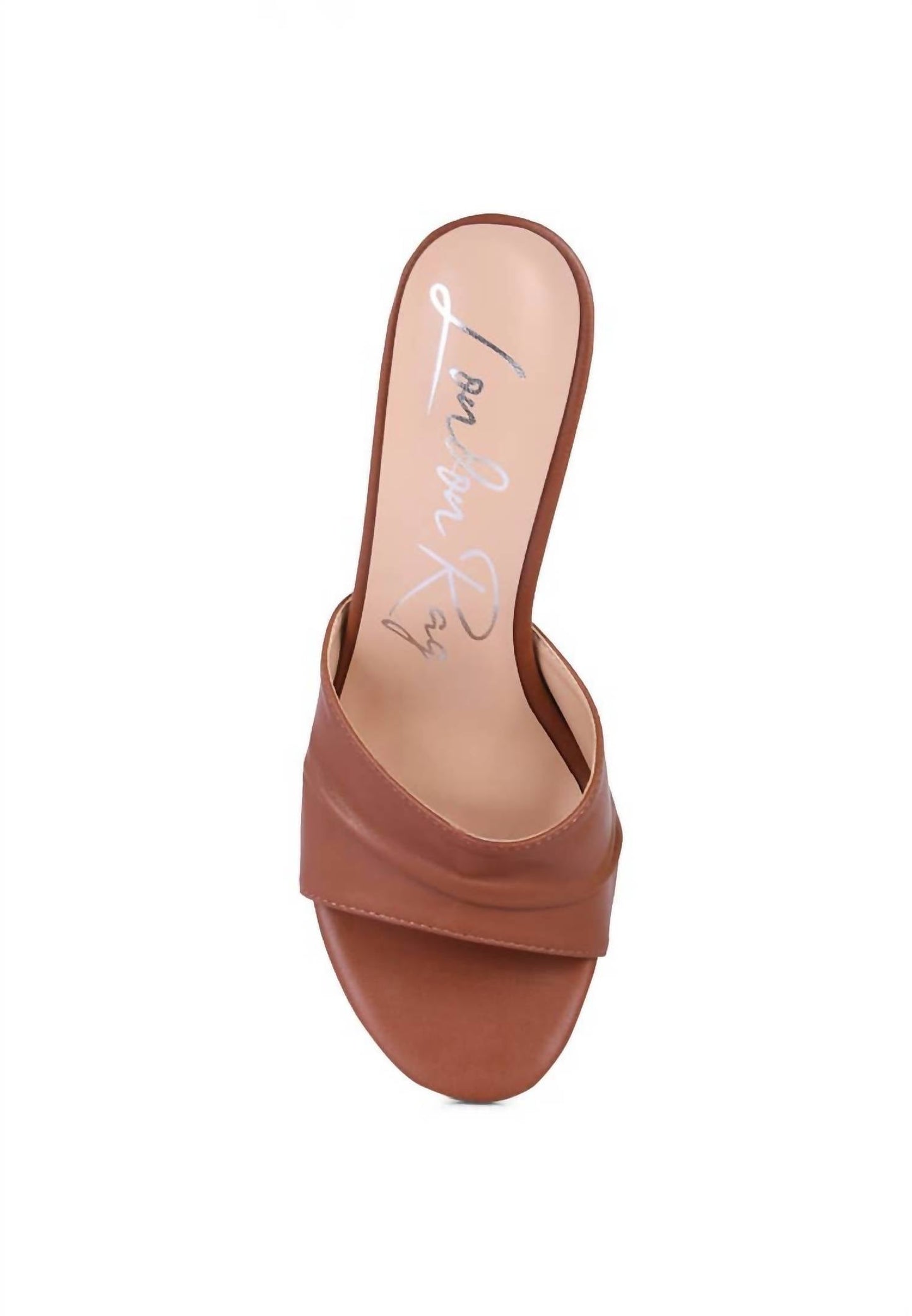 Rag Company - Women's Pleated Strap High Heal Sandal