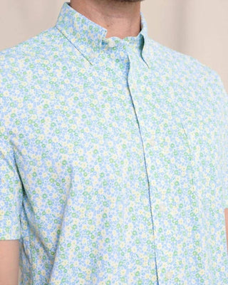 Johnny Was - Camisa Esportiva Intercoastal de Manga Curta Petal Party