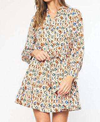 Entro - Print Tie Dress